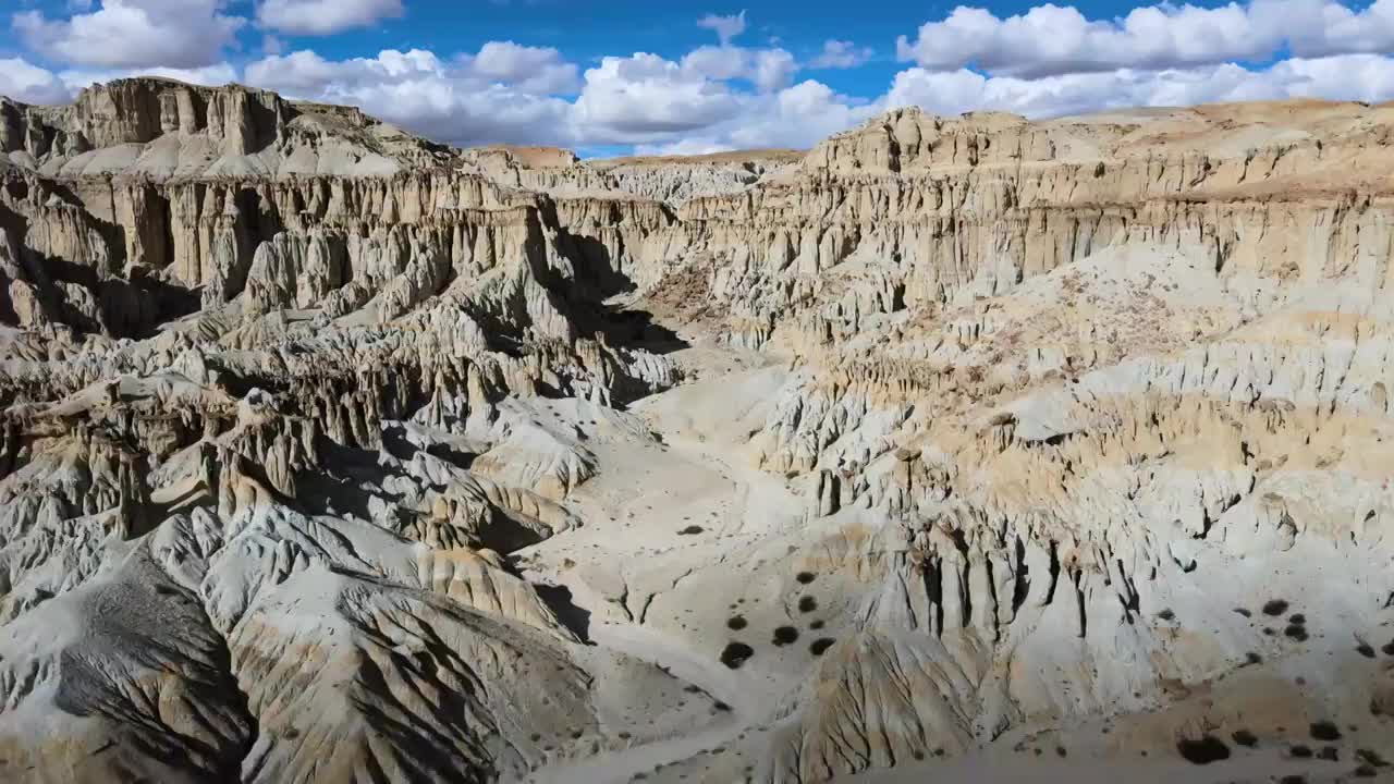 西藏阿里地区扎达县扎达土林霞义沟视频素材