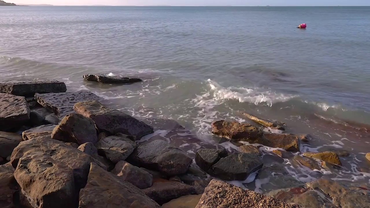 大海的波浪视频素材