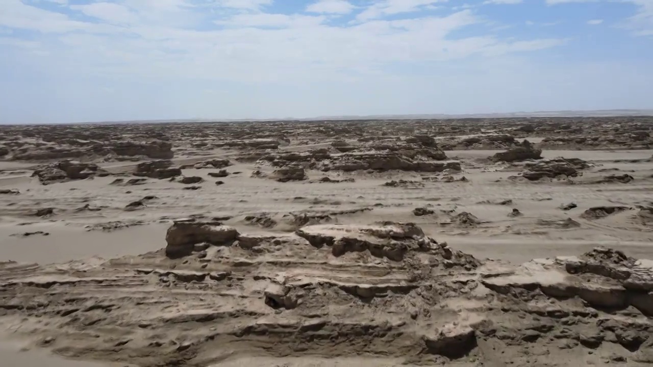 青海海西茫崖火星公路视频素材