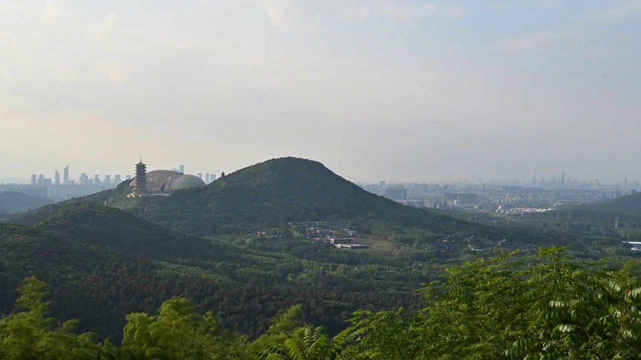 夏日牛首山视频素材