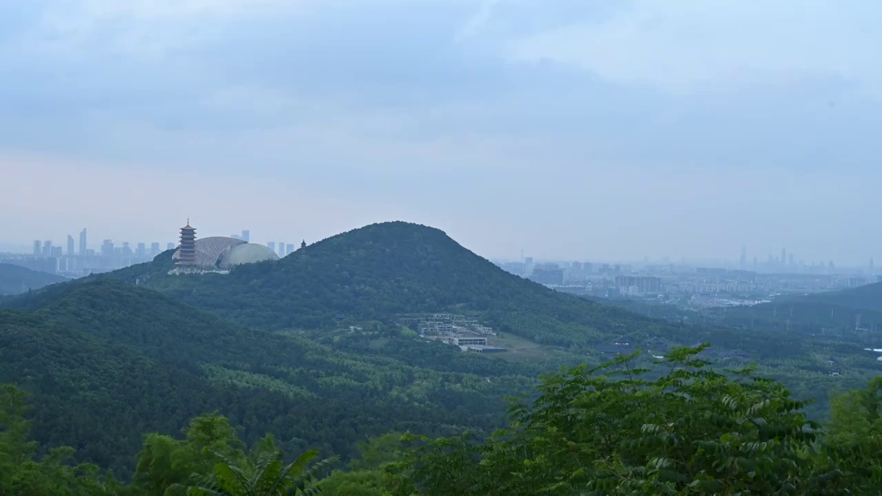 夏日牛首山视频素材