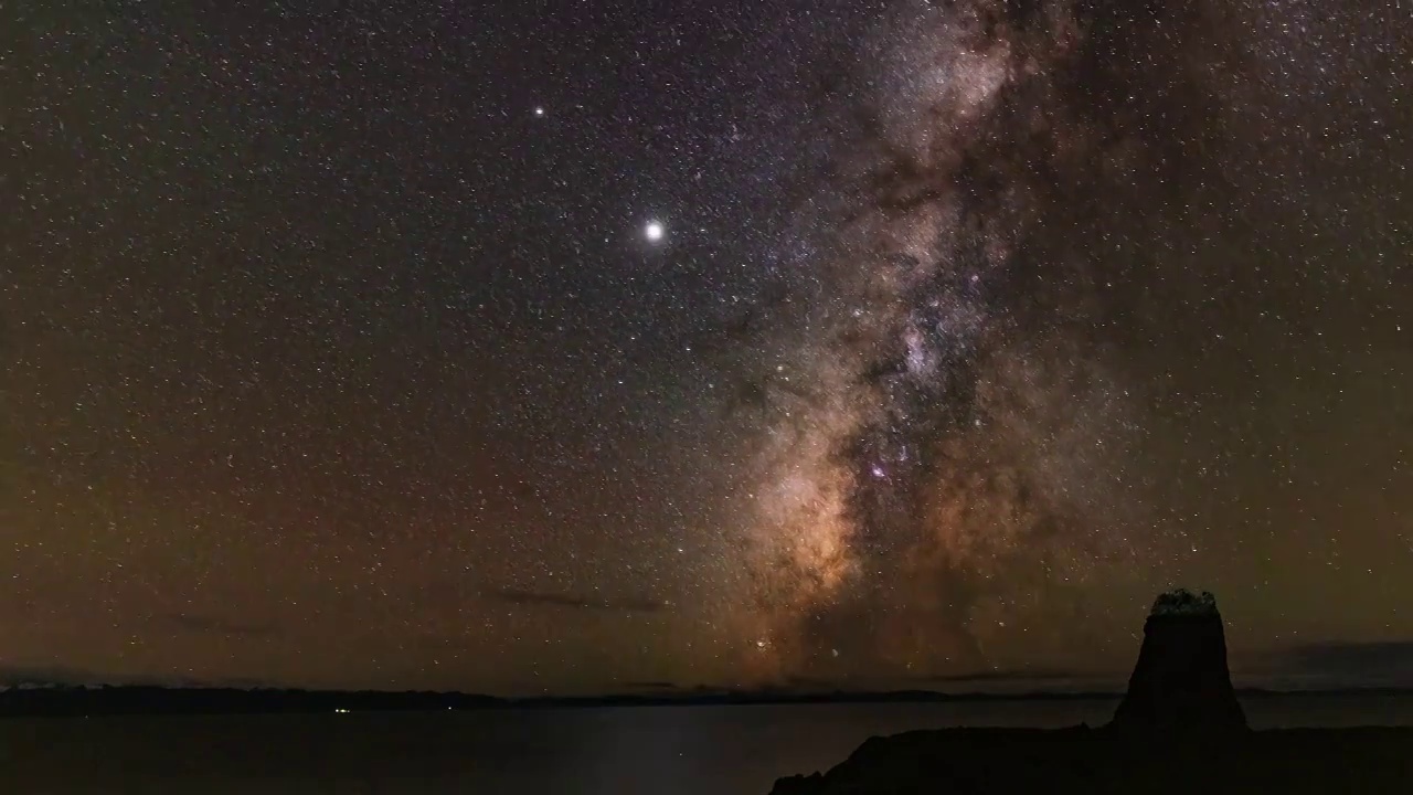 纳木错星空延时4K视频素材