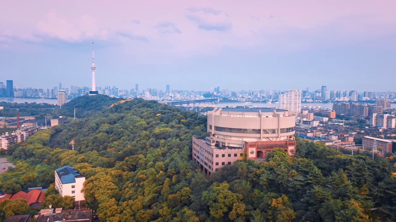 武汉城市地标航拍视频视频素材