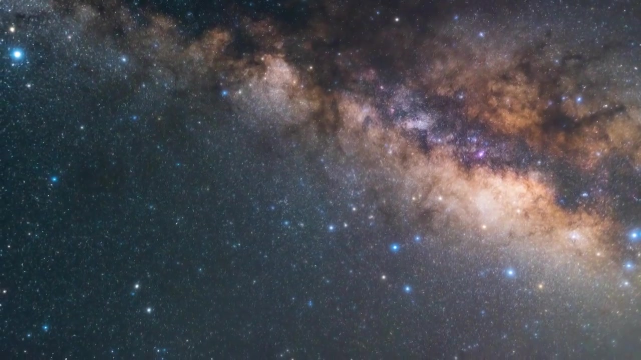4k山顶星空延时视频素材画面3
