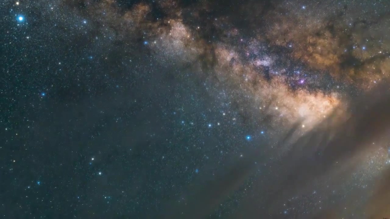 4k山顶星空延时视频素材画面4