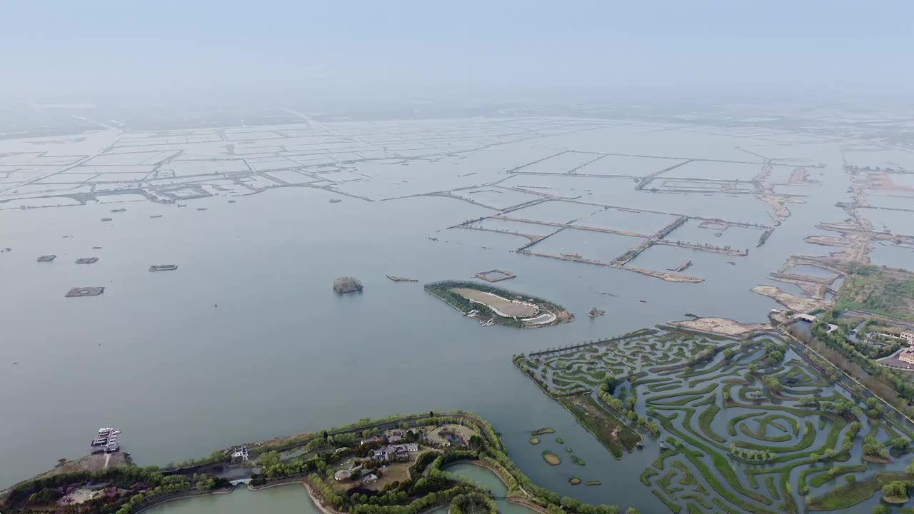 清新生态环境大纵湖景视频素材