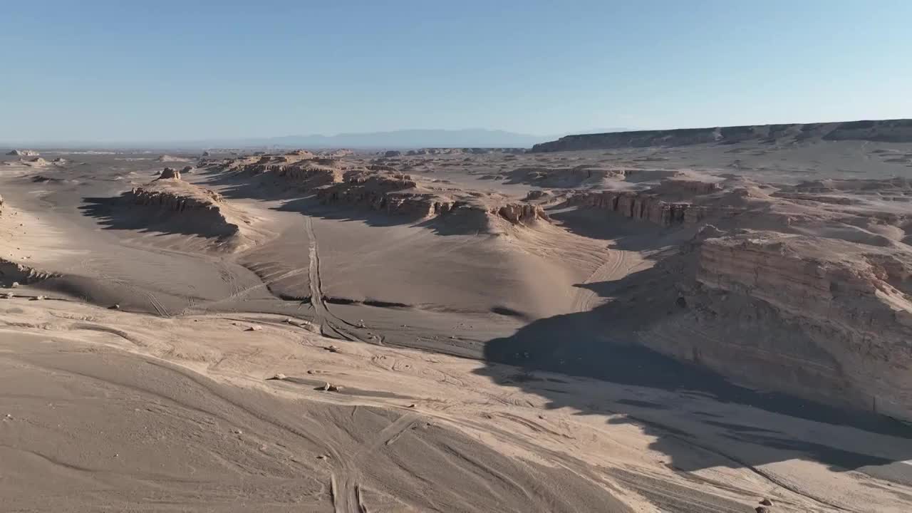 哈密大海道景区雅丹群视频素材