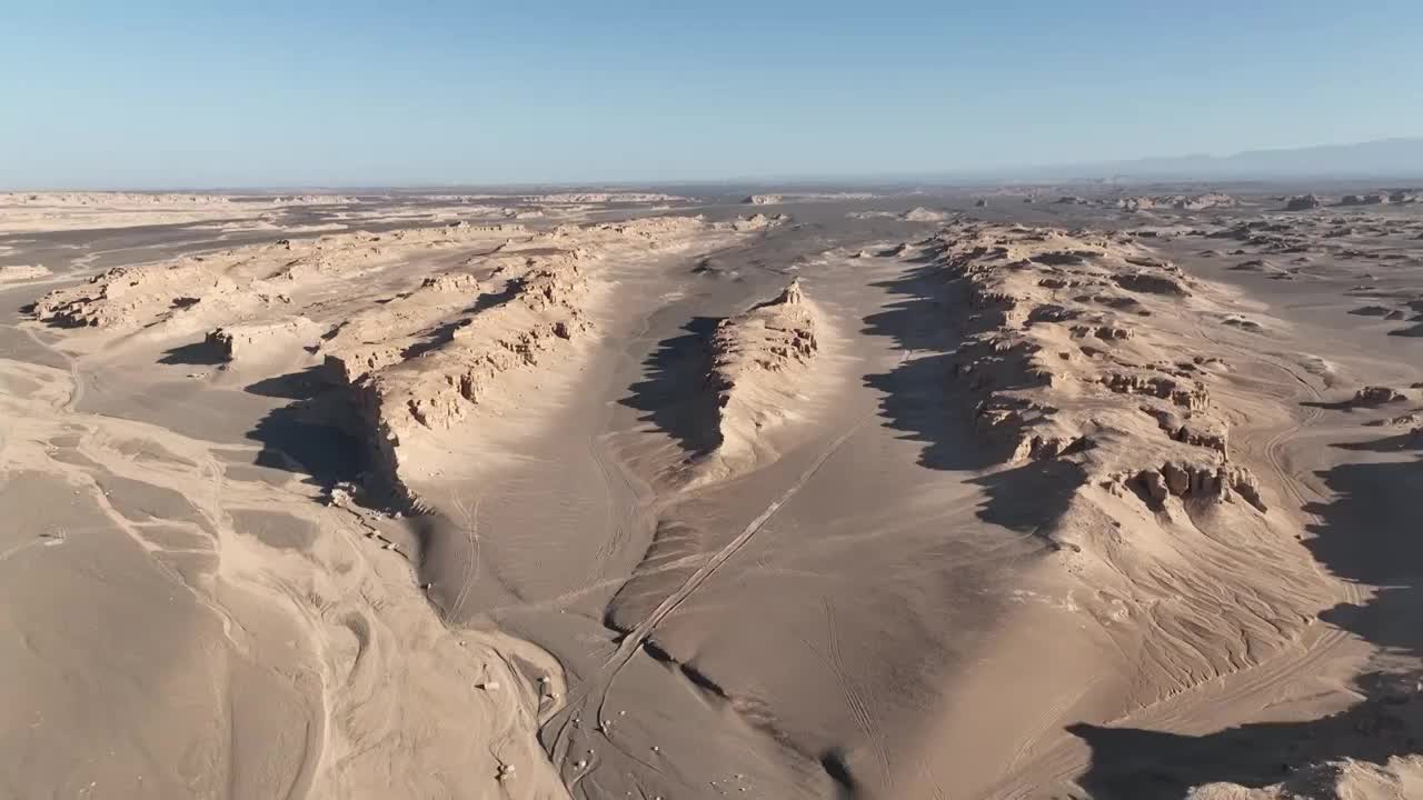 哈密大海道景区雅丹群视频素材