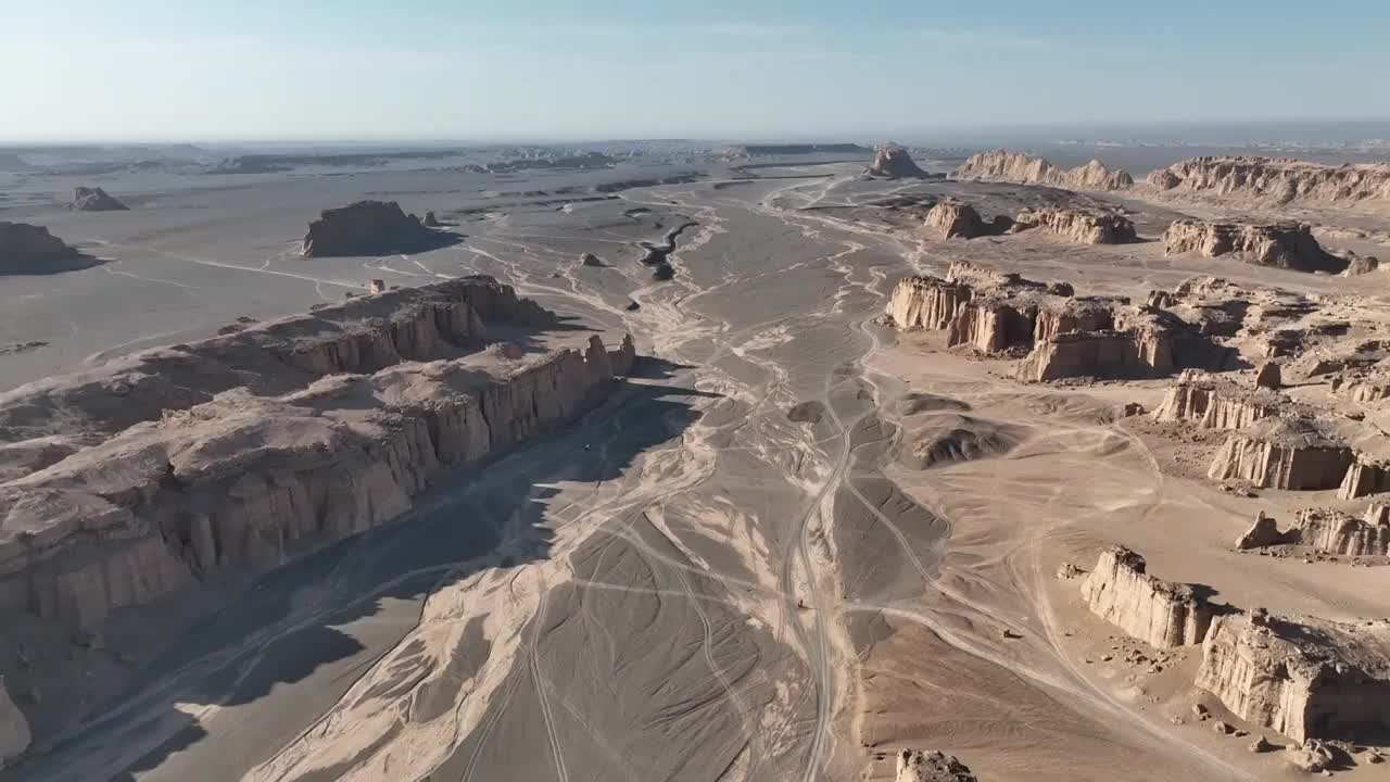 哈密大海道景区雅丹群视频素材