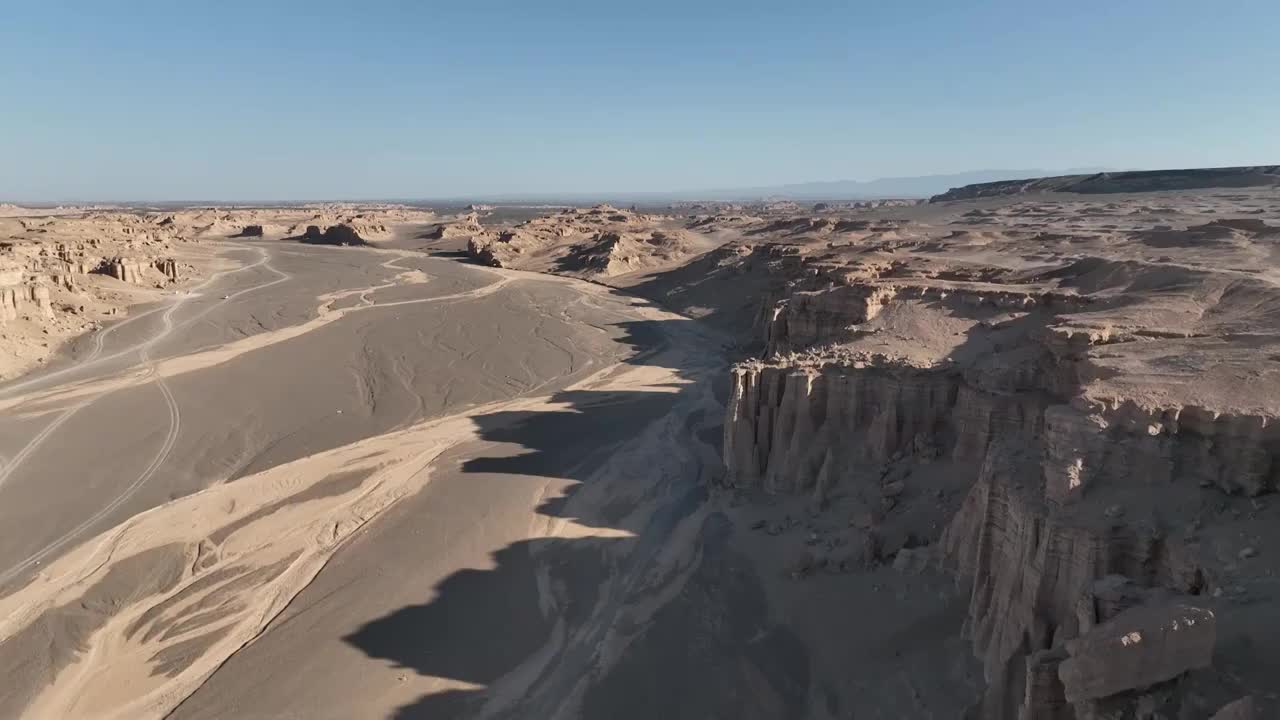 哈密大海道景区雅丹群视频素材