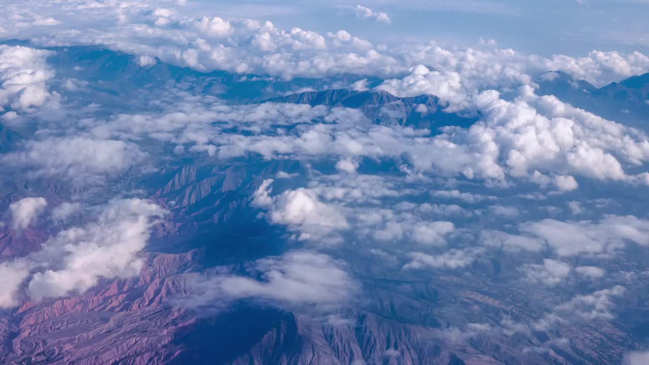 青海玉树高空航拍青藏高原地貌视频素材