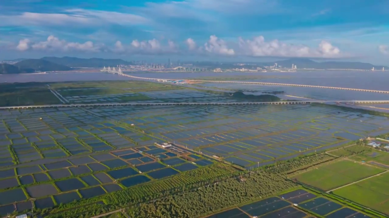 珠海市金湾区航拍视频素材