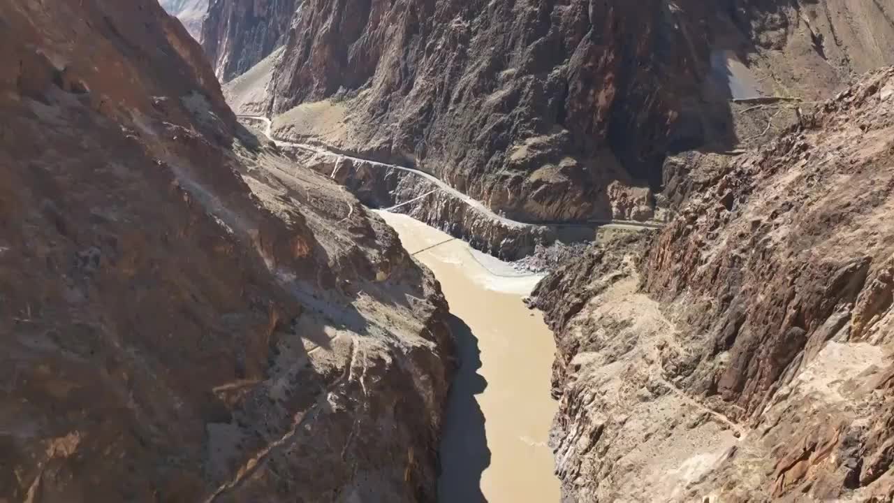 怒江大峡谷视频素材