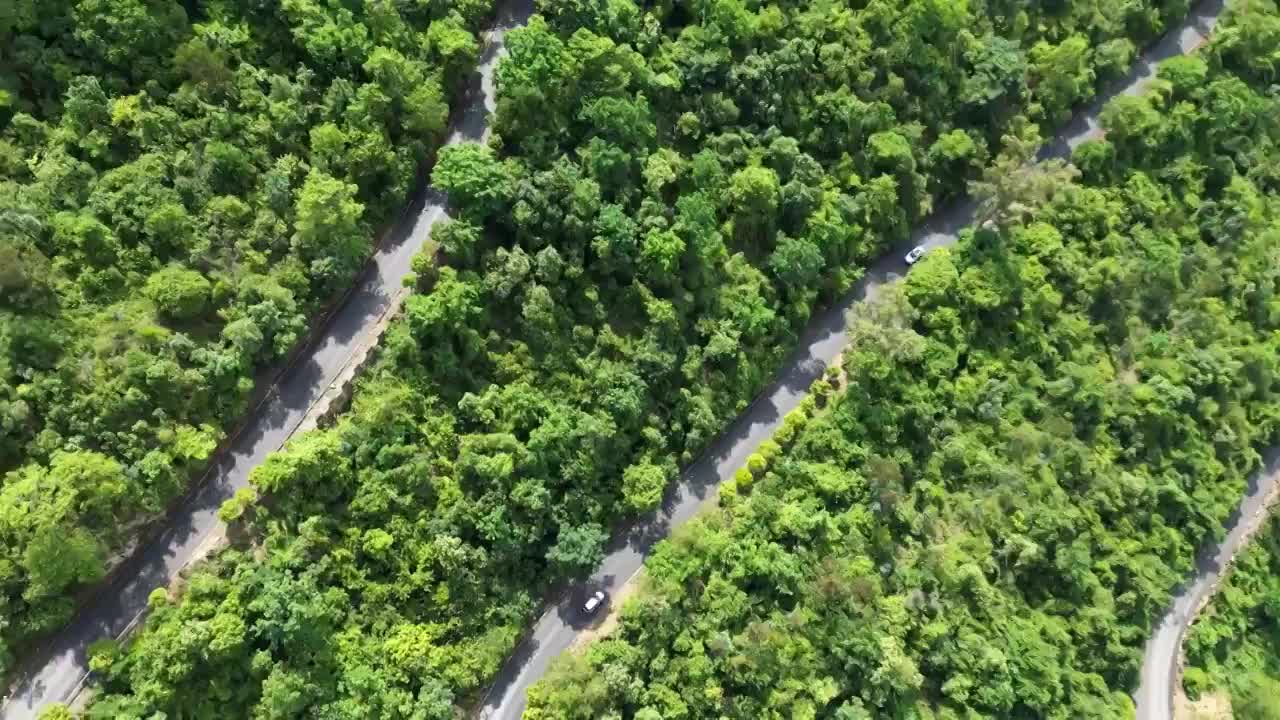 云南省红河州石屏县山区公路视频素材