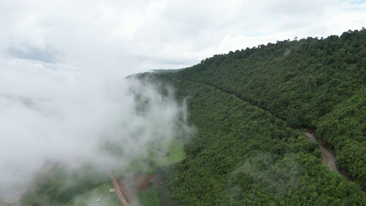 云南省红河州石屏县山区田园风光视频素材