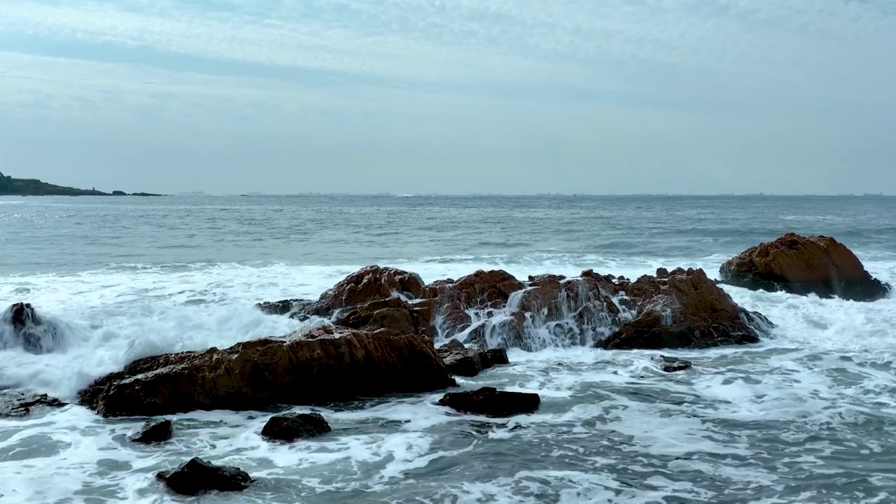 浪花视频素材