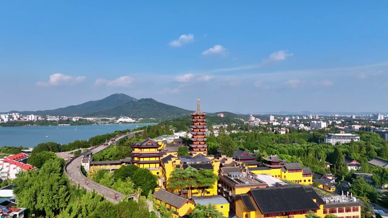 鸡鸣寺，江苏南京视频素材