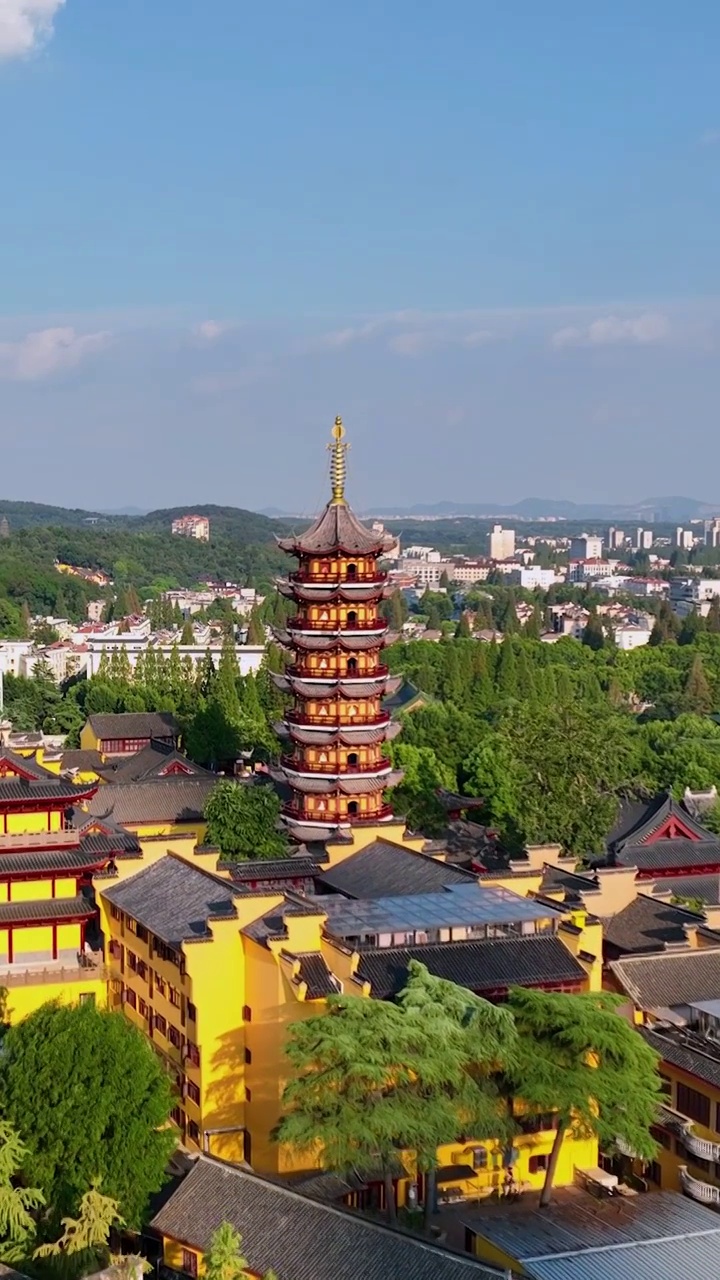 鸡鸣寺，江苏南京视频素材