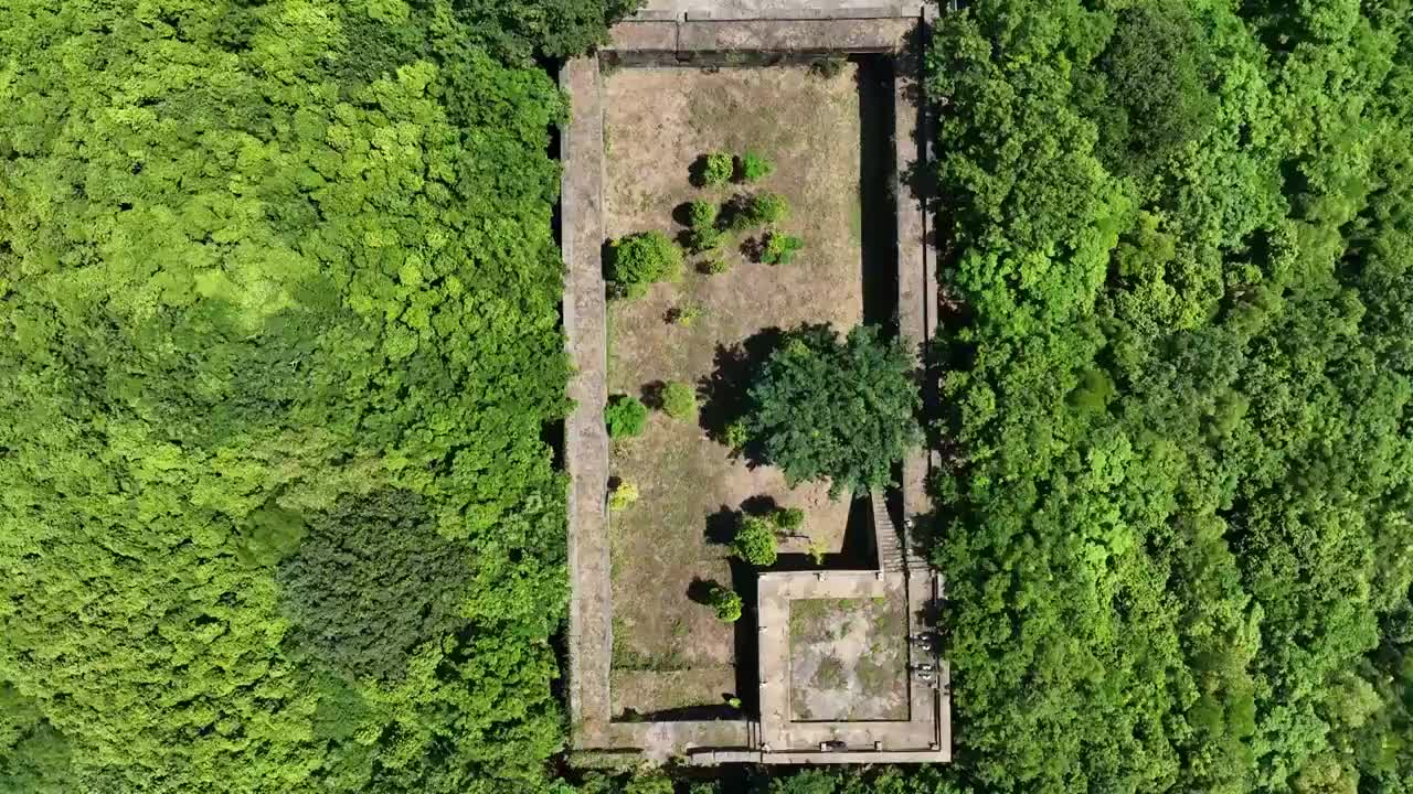 广东省汕头市澄海区莱芜旅游区航拍视频素材