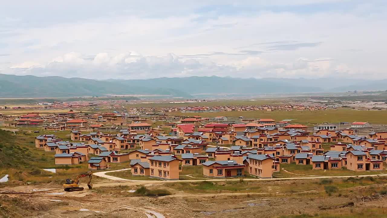 阿坝民居视频素材