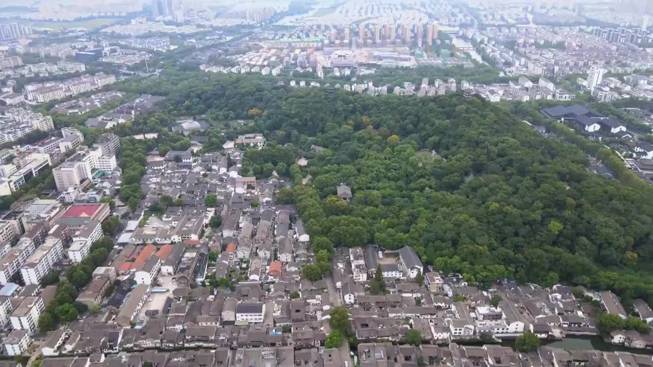 绍兴府山建筑群视频素材