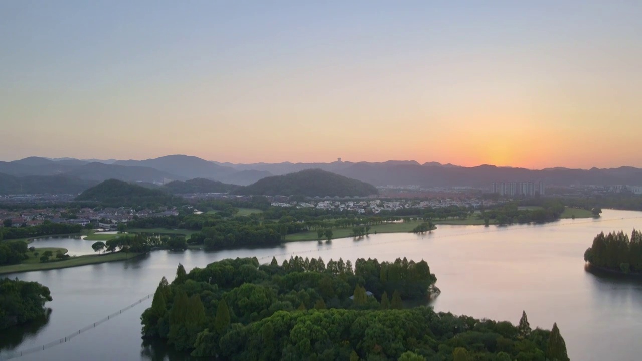 鉴湖视频素材