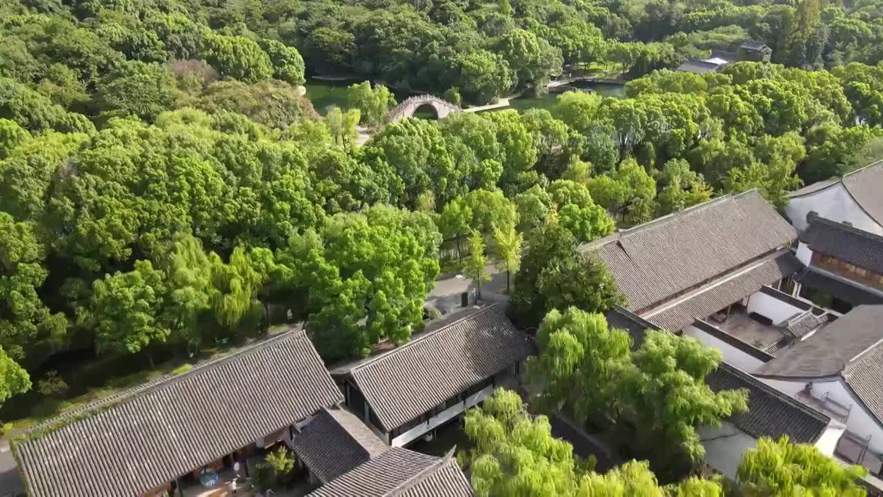 绍兴柯岩景区视频素材