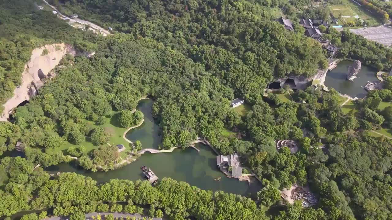 绍兴柯岩景区视频素材