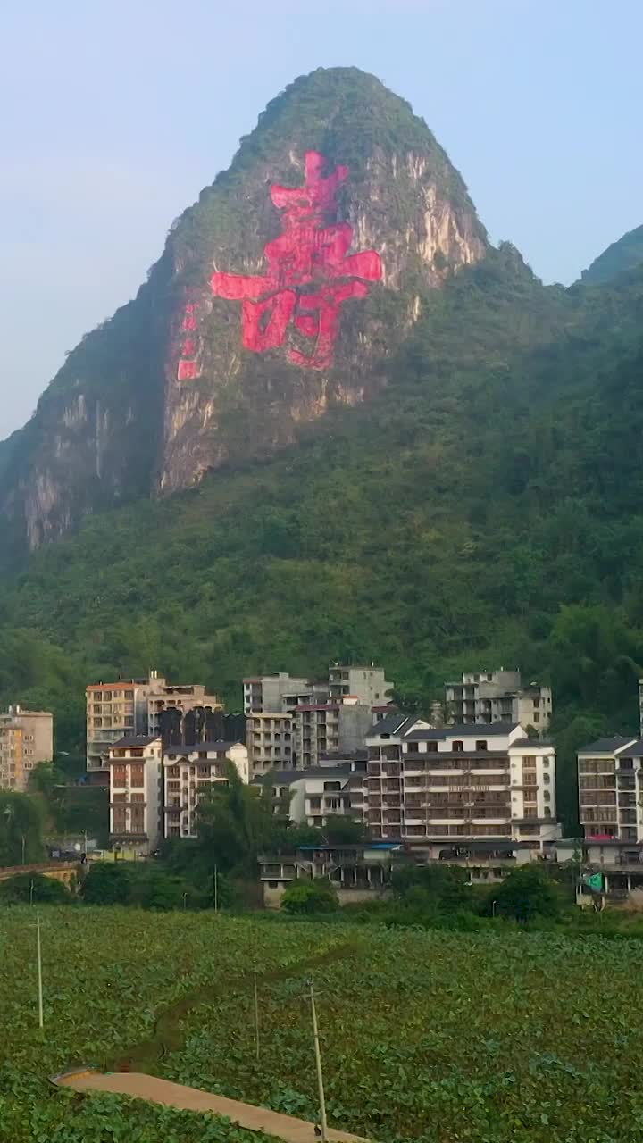 高清竖屏航拍广西巴马长寿山（合集）视频素材