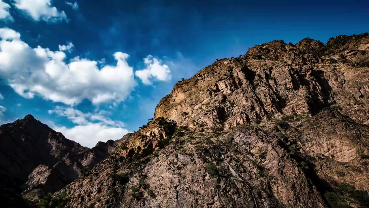 宁夏贺兰山延时视频素材