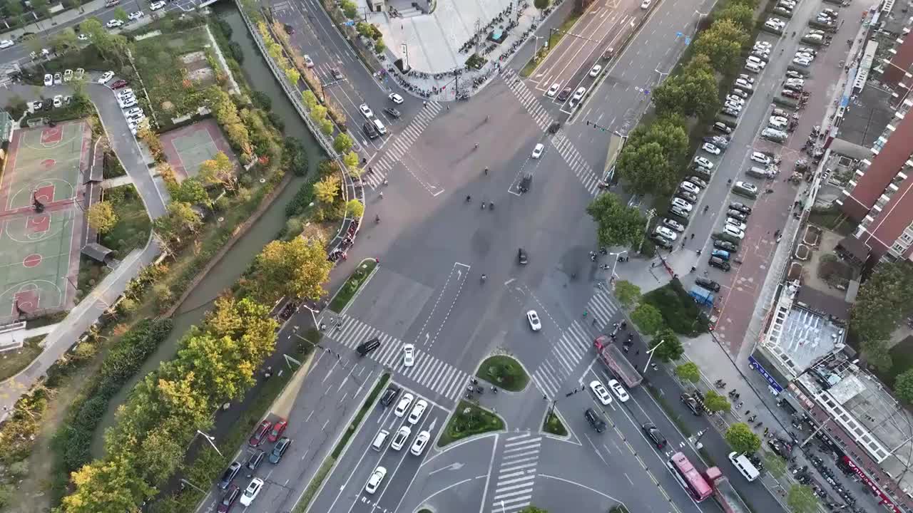 城市交通及街景视频素材