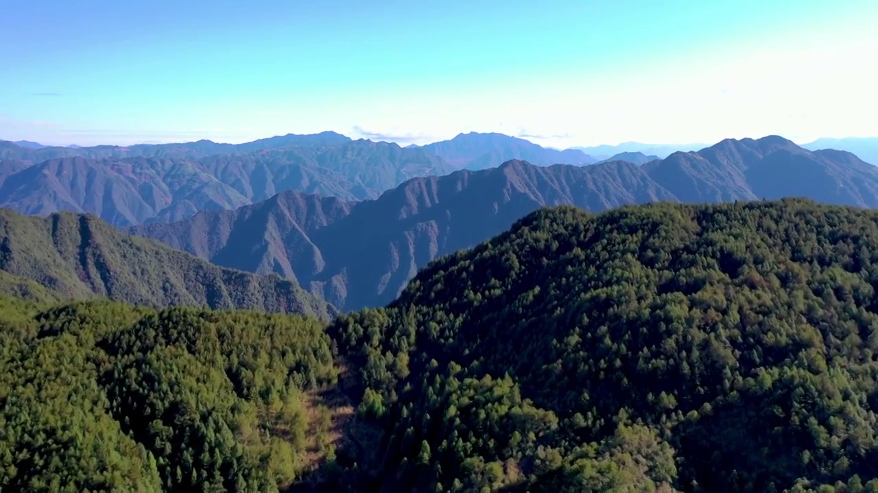 箬寮尖山区航拍视频素材