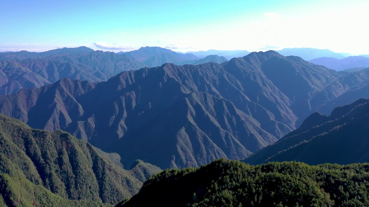 箬寮尖山区航拍视频素材