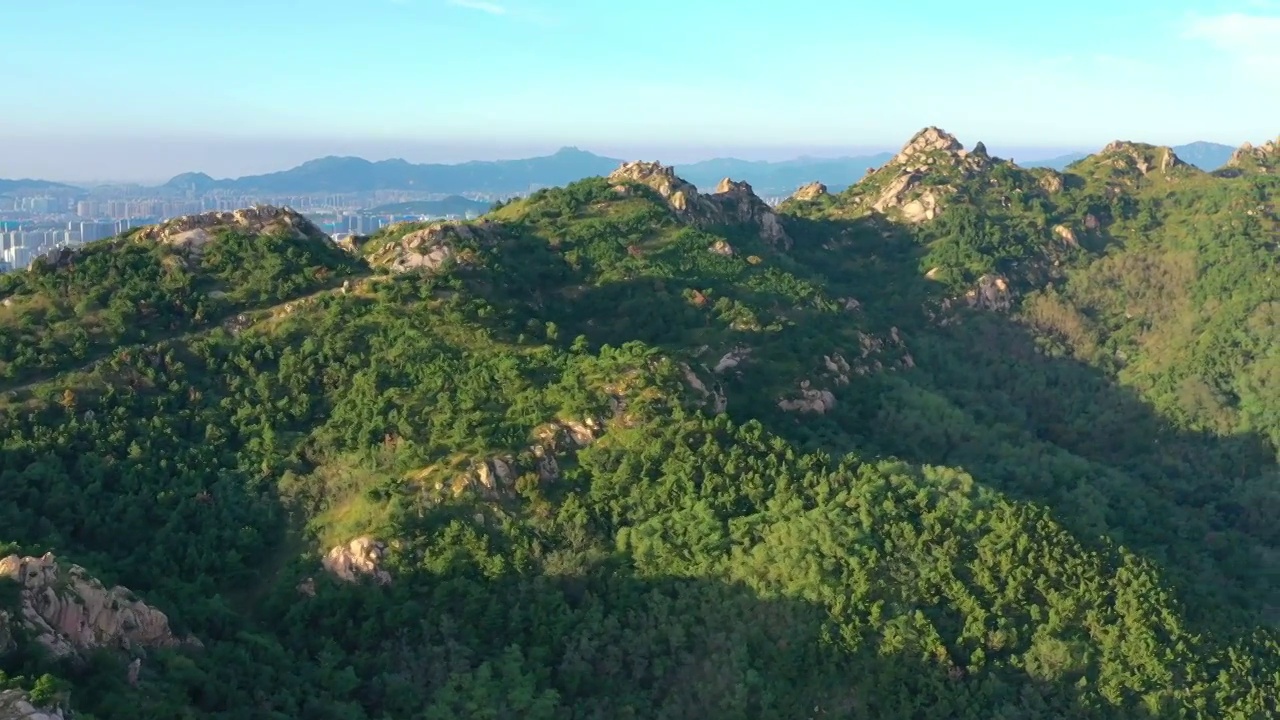 山东青岛浮山生态视频素材