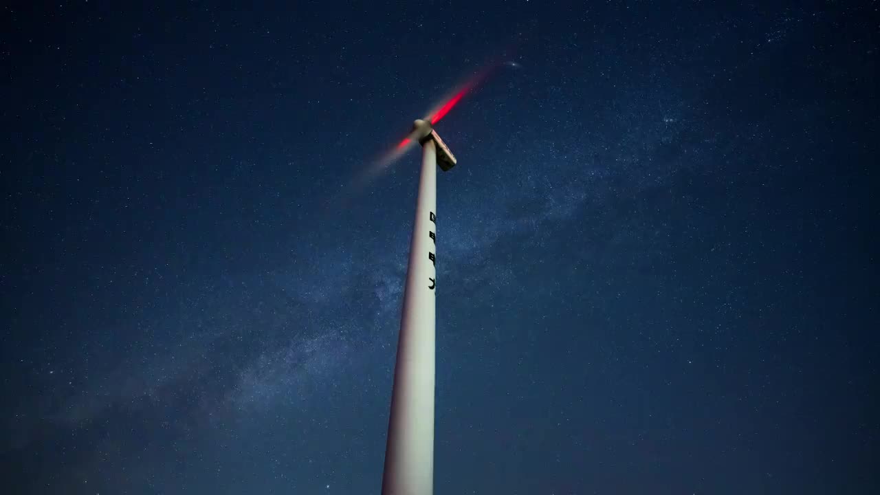 云南富民金铜盆星空延时视频素材