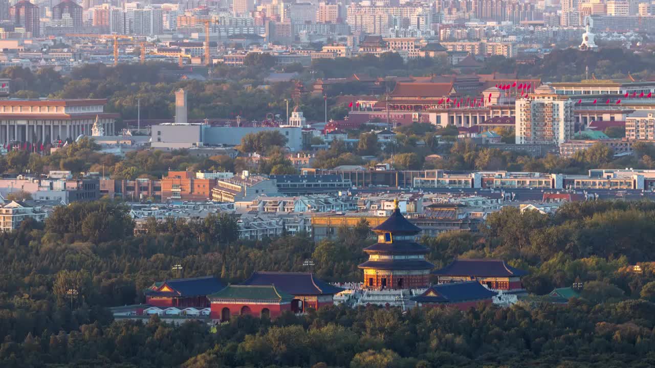 天安门建筑群视频素材