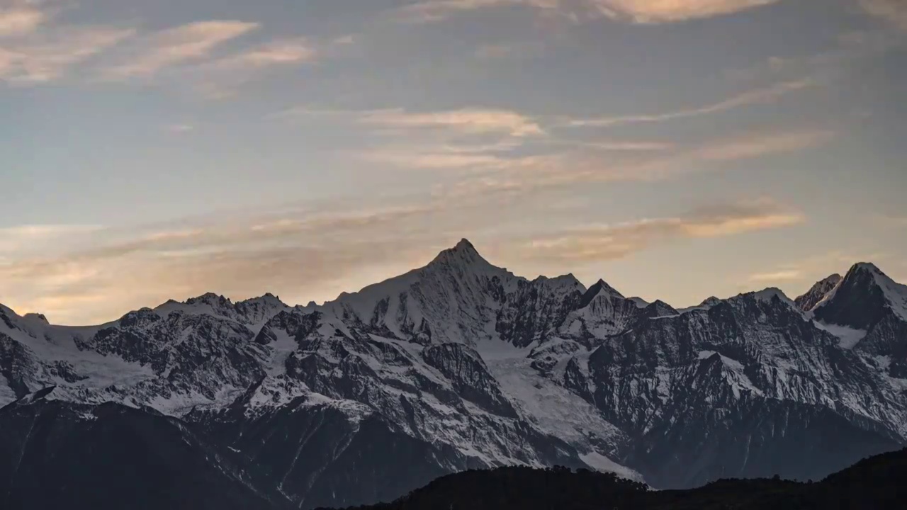 梅里雪山视频素材