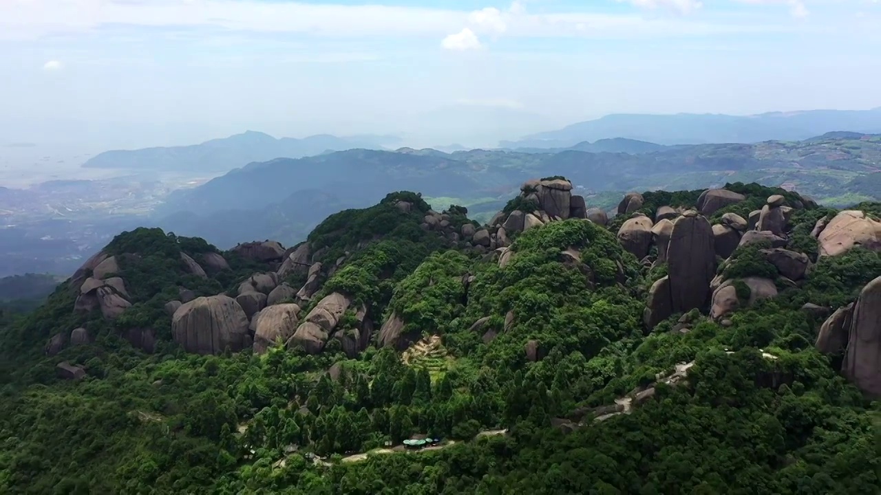 福建省太姥山风景区风光视频素材