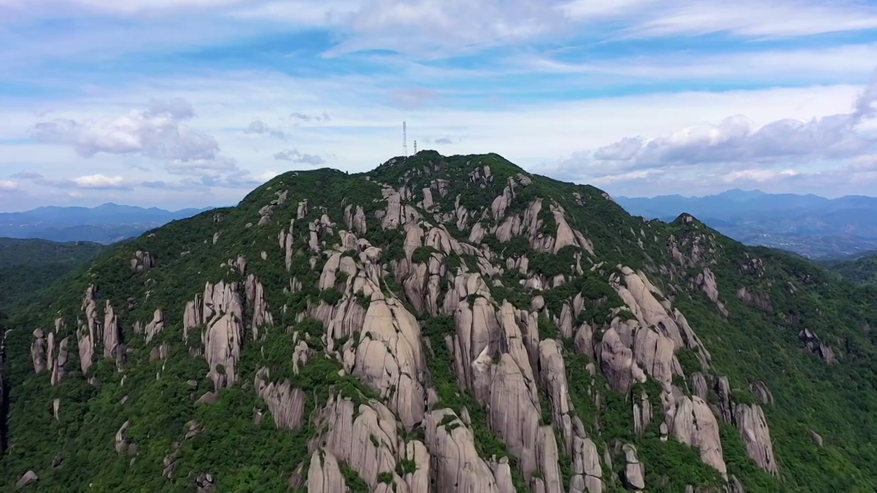 福建省太姥山风景区风光视频素材