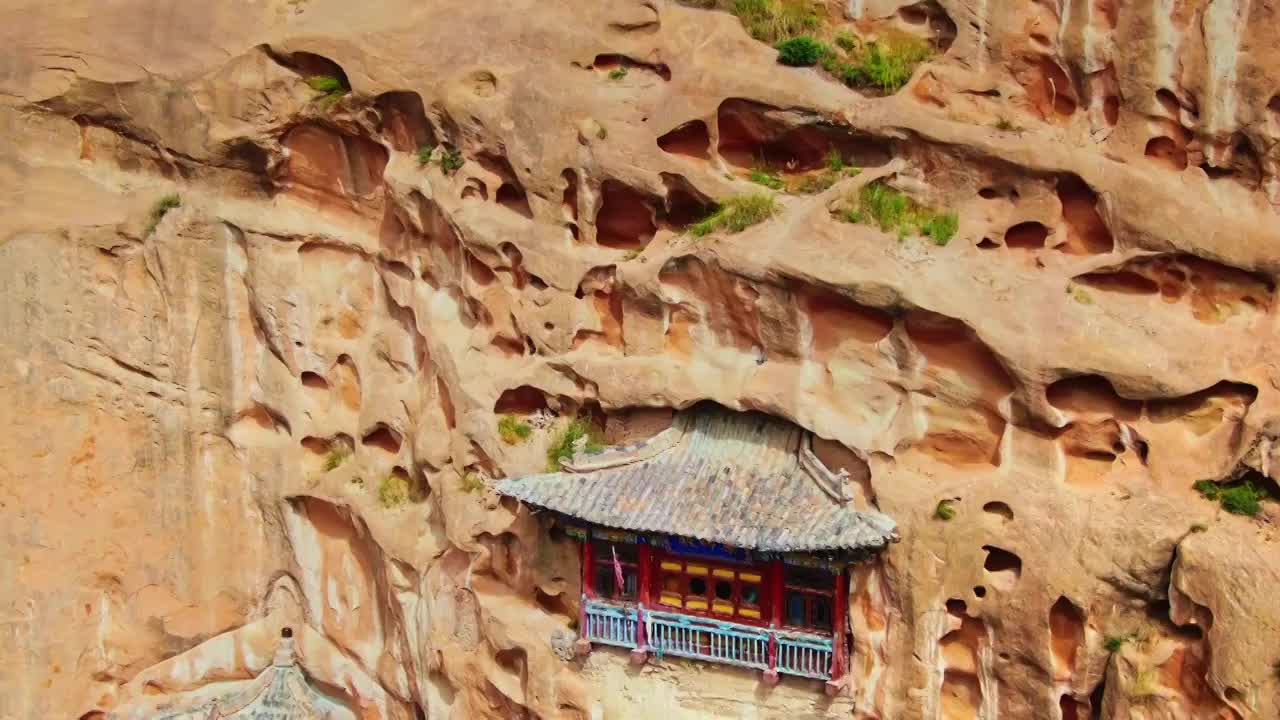 张掖马蹄寺（河西走廊）视频素材