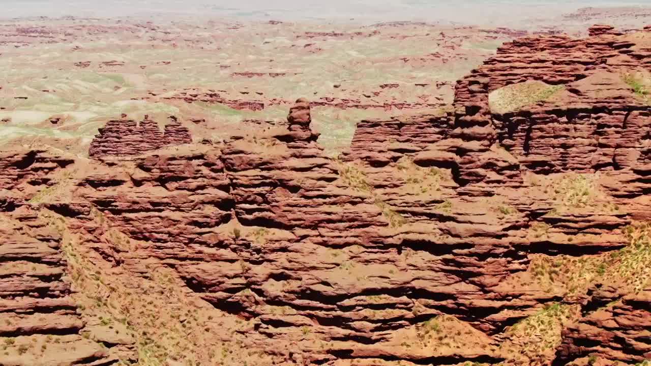 张掖丹霞平山湖大峡谷视频素材