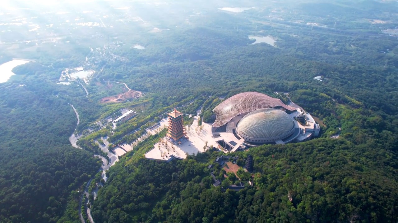 江苏省南京市牛首山文化旅游区视频素材