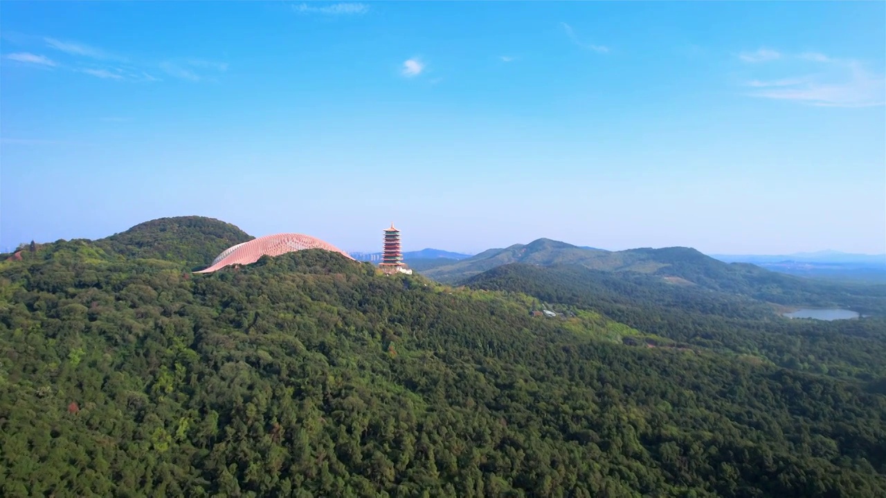 江苏省南京市牛首山文化旅游区视频素材