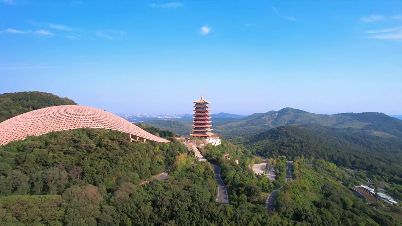 江苏省南京市牛首山文化旅游区视频素材