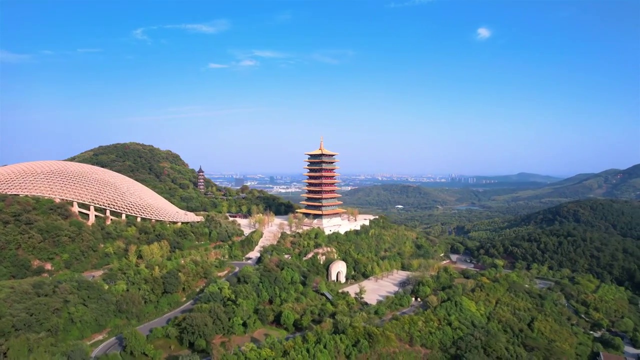 江苏省南京市牛首山文化旅游区视频素材