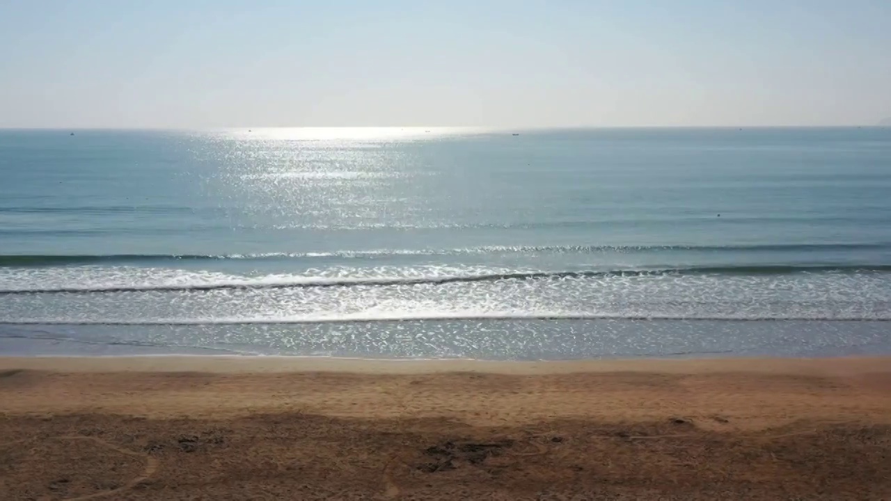 海边，浪花，沙滩视频素材