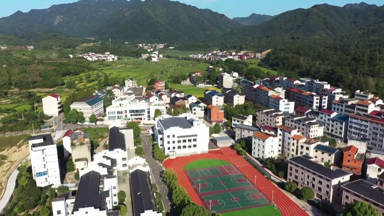 浙江义乌杜门乡村田园风光航拍 合集（合集）视频素材