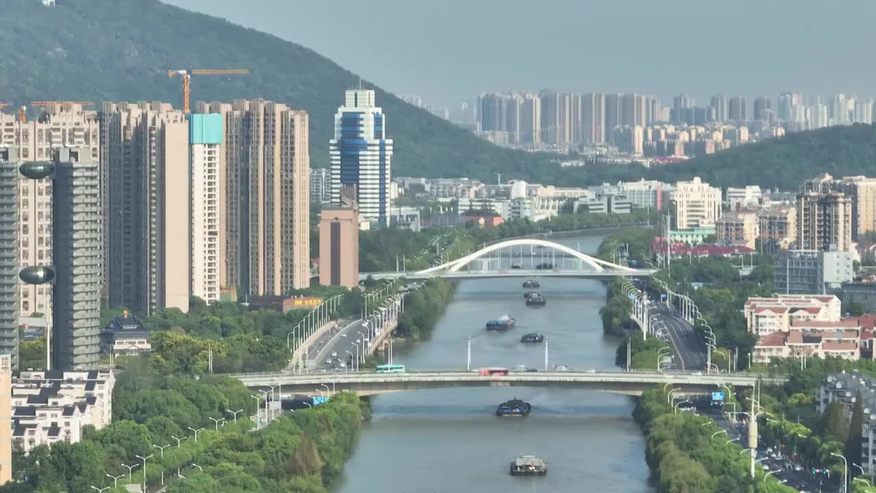 大运河无锡市区段景观视频素材