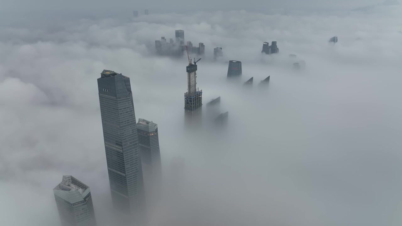 青岛平流雾视频素材画面1