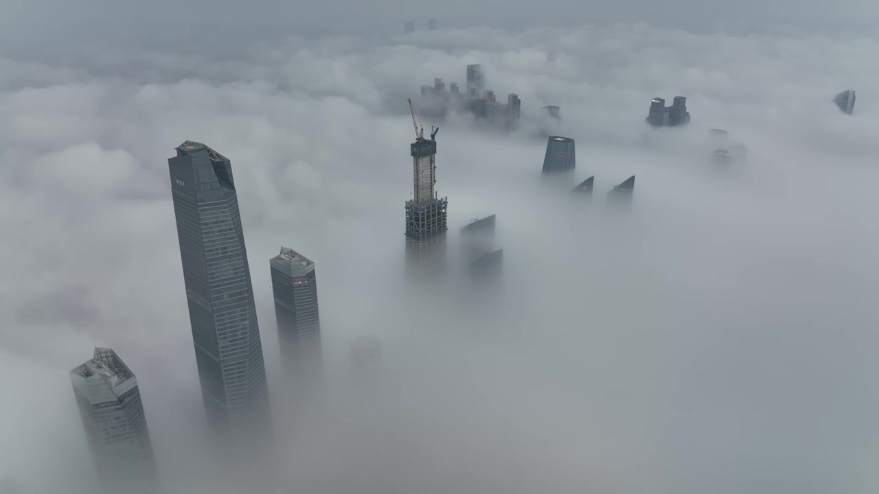 青岛平流雾视频素材画面2